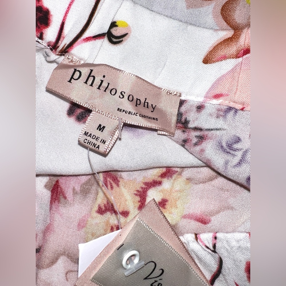 NWT Philosophy Republic Clothing Floral Maxi Boho Skirt Size M - Picture 7 of 9